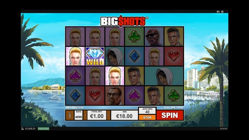Big Shots slot screen 3