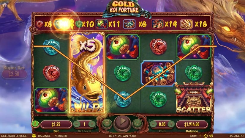 Gold Koi Fortune slot screen 5
