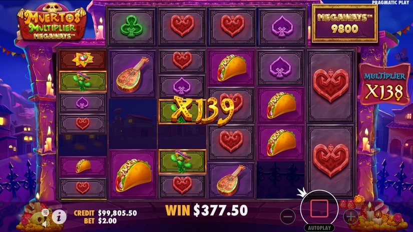 Muertos Multiplier Megaways slot screen 8