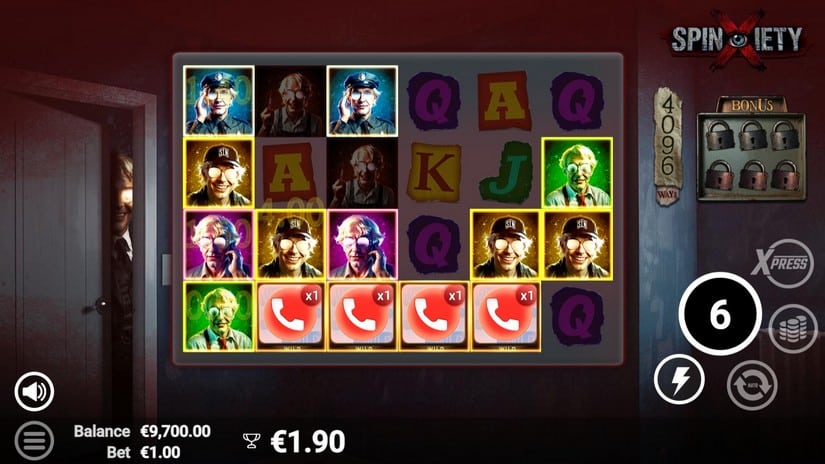 Spinxiety slot screen 4