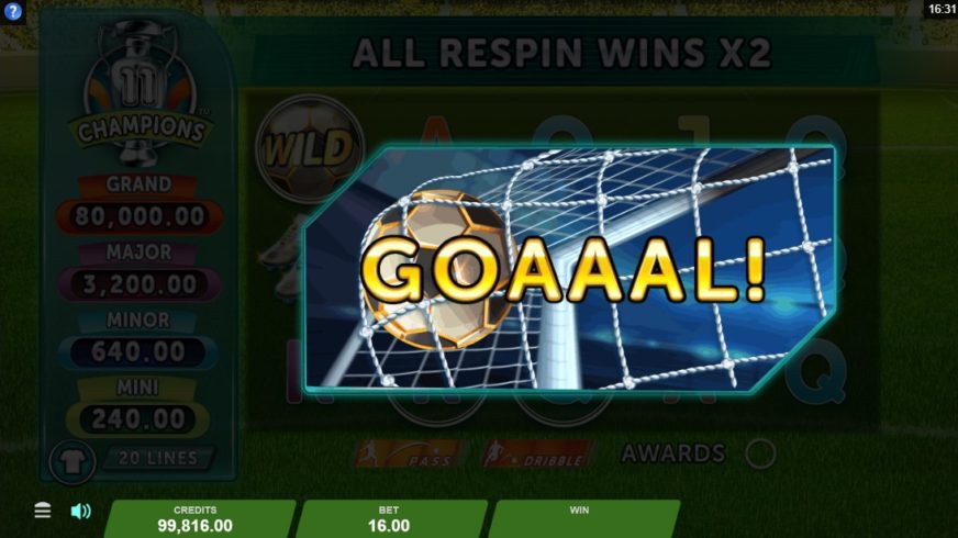 11 Champions slot screen 4