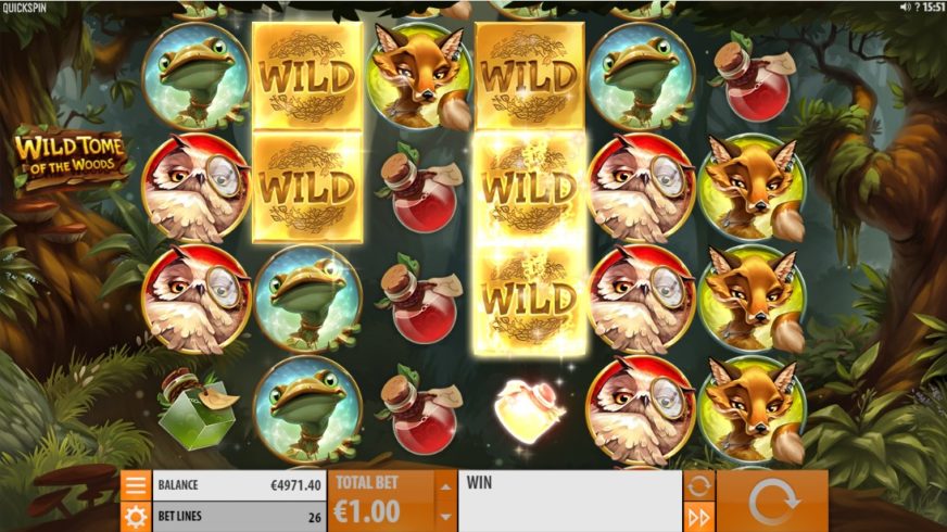 Wild Tome of the Woods slot screen 3