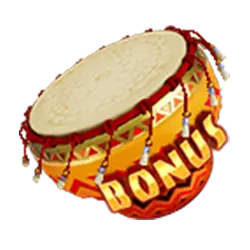 Bonus of 12 Masks of Fire Drum Frenzy Slot