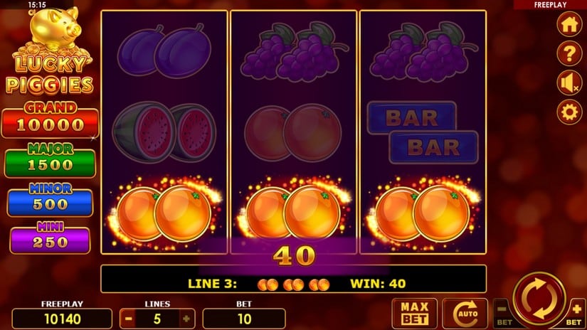 Lucky Piggies slot screen 4