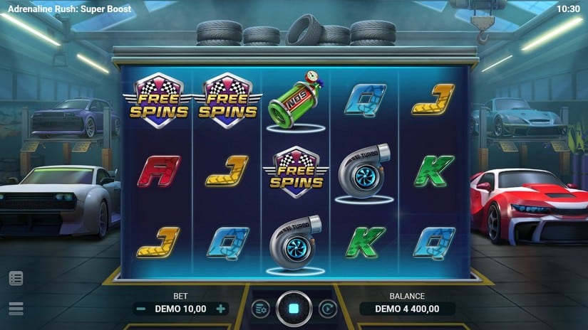 Adrenaline Rush Super Boost slot screen 2