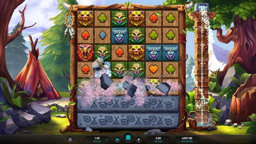 Totem Guardians Dream Drop slot screen 2