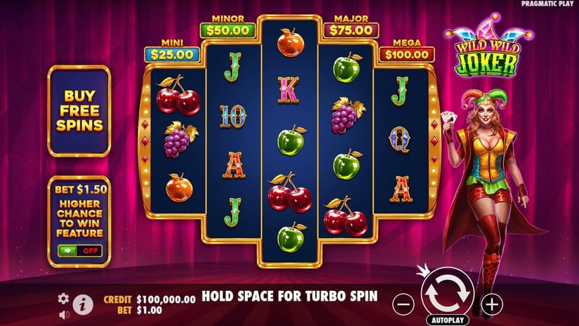Wild Wild Joker slot screen 1