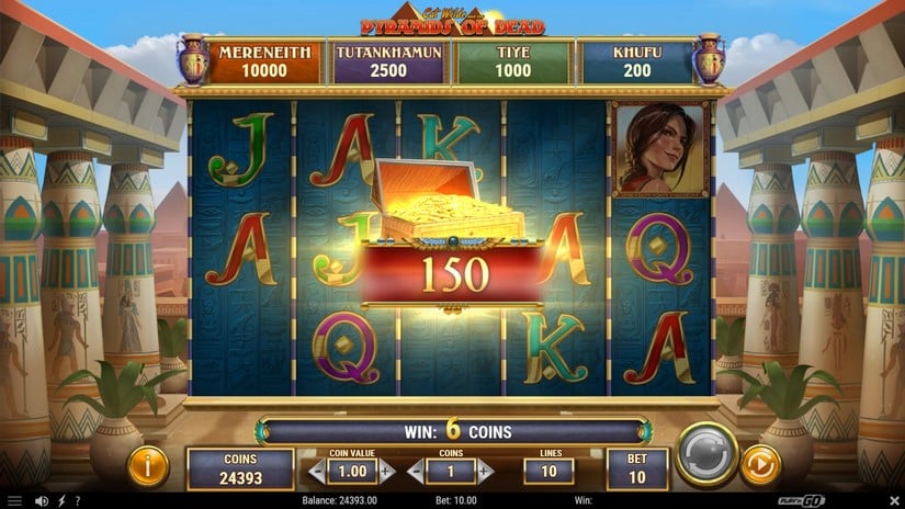 Cat Wilde and the Pyramids of Dead slot screen 4