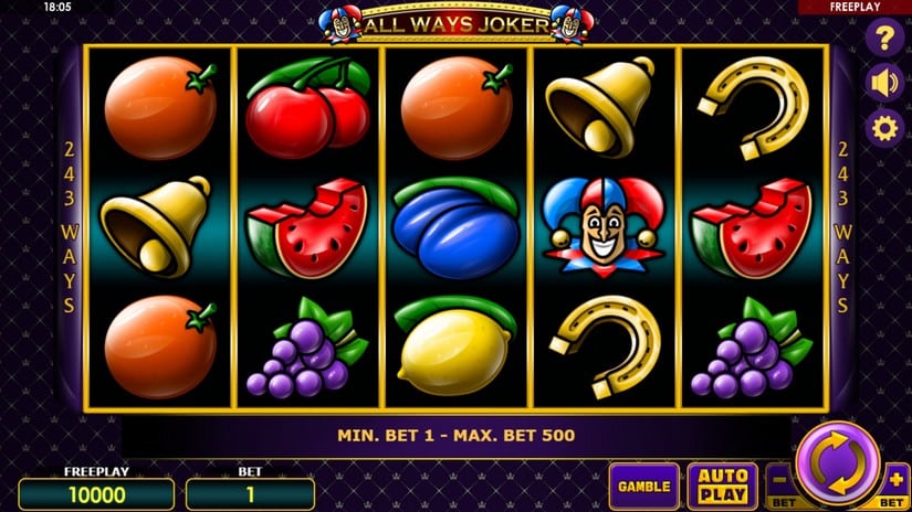 All Ways Joker slot screen 1