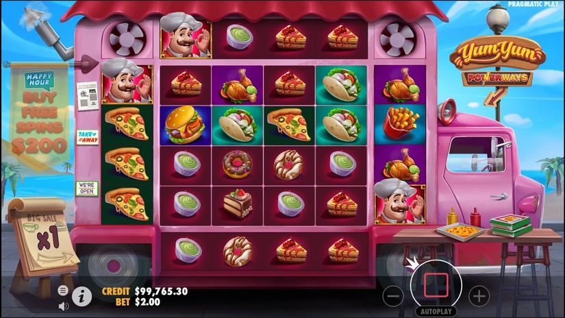 Yum Yum Powerways slot screen 3