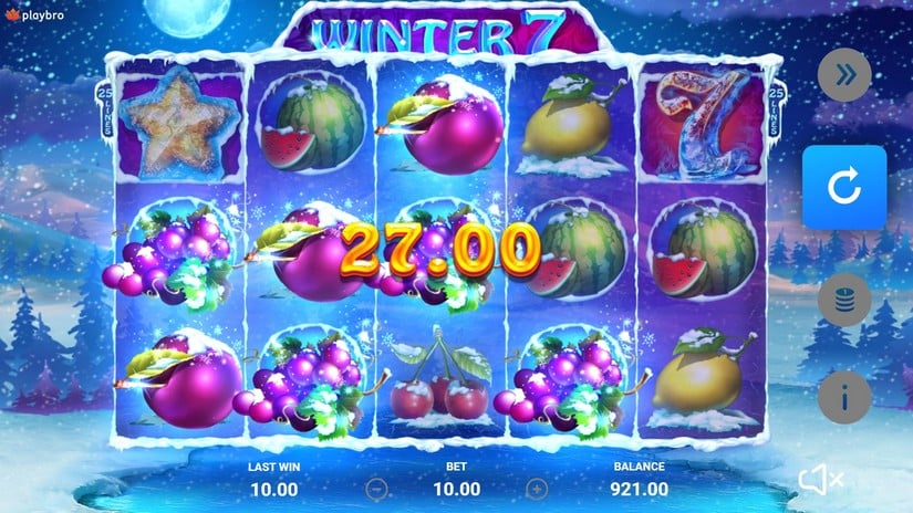 Winter 7 slot screen 3