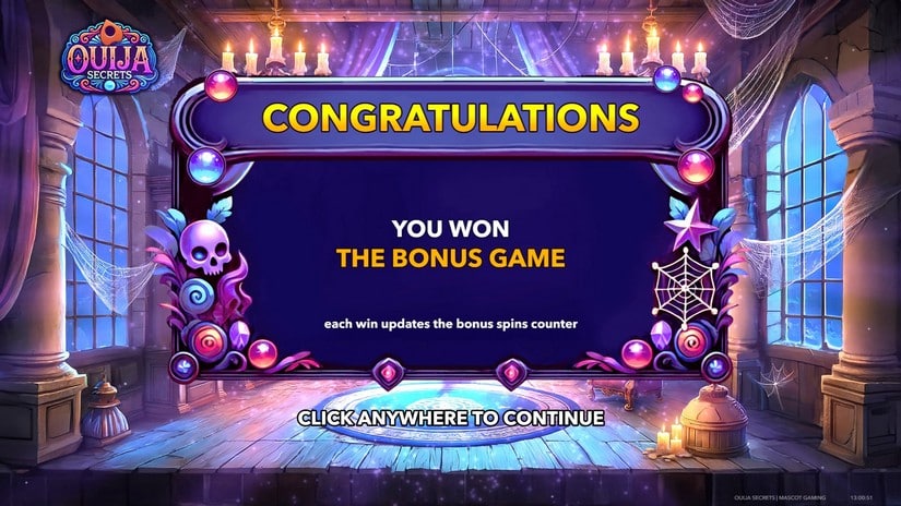 Ouija Secrets slot screen 2