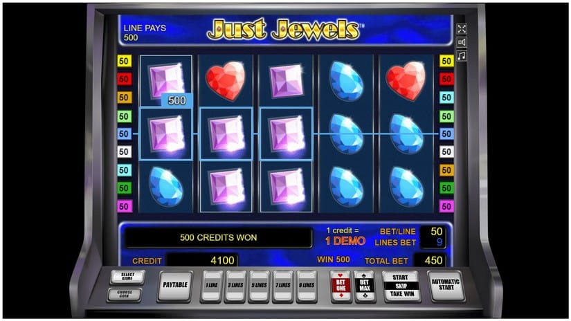 Just Jewels slot screen 2