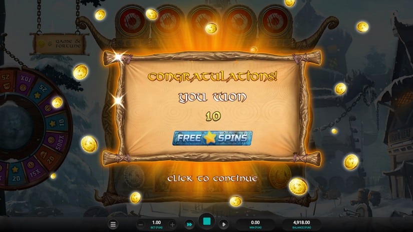 Bloodaxe slot screen 3