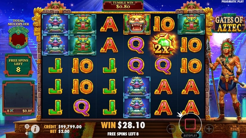 Gates of Aztec slot screen 5