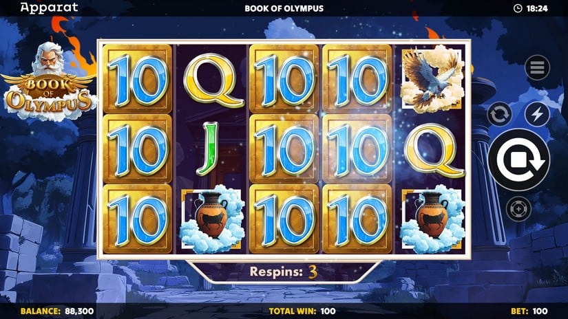 Book of Olympus slot screen 4