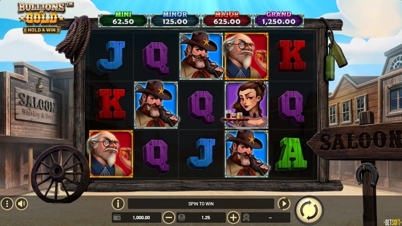 Bullions of Gold slot screen 1