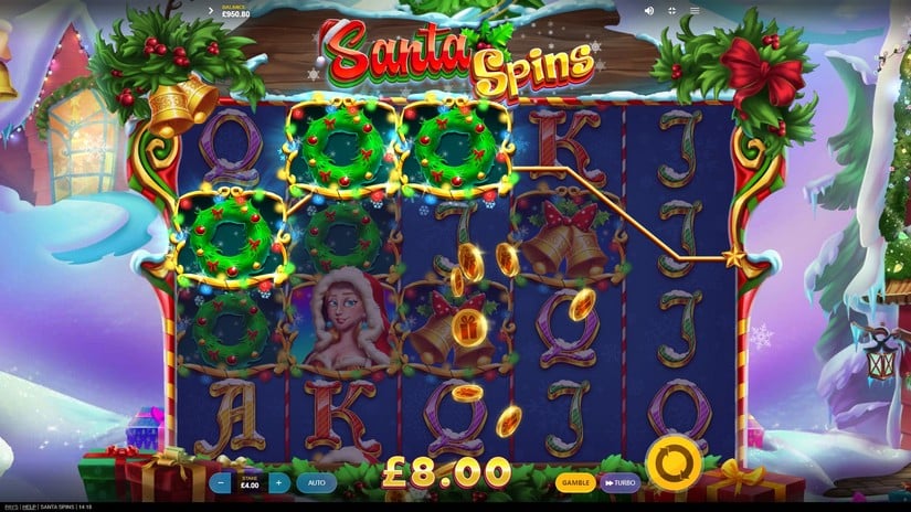 Santa Spins slot screen 2
