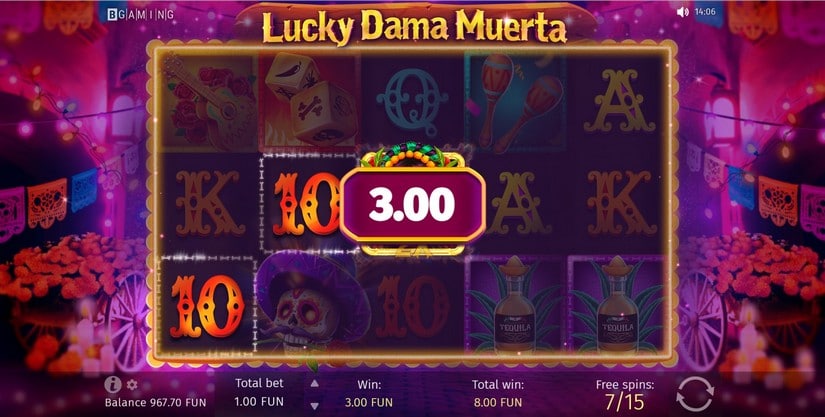 Lucky Dama Muerta slot screen 6