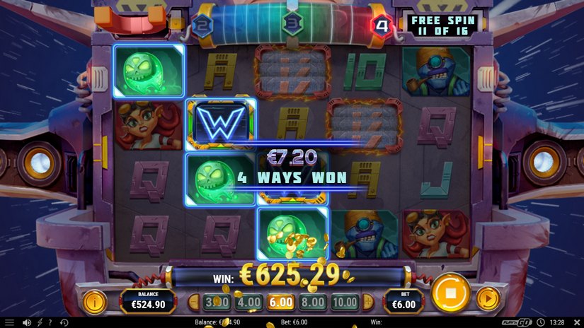 Captain Xenos Earth Adventure slot screen 7