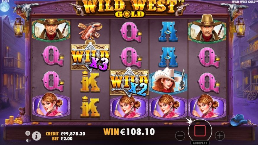 Wild West Gold slot screen 4