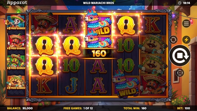 Wild Mariachi Bros slot screen 3