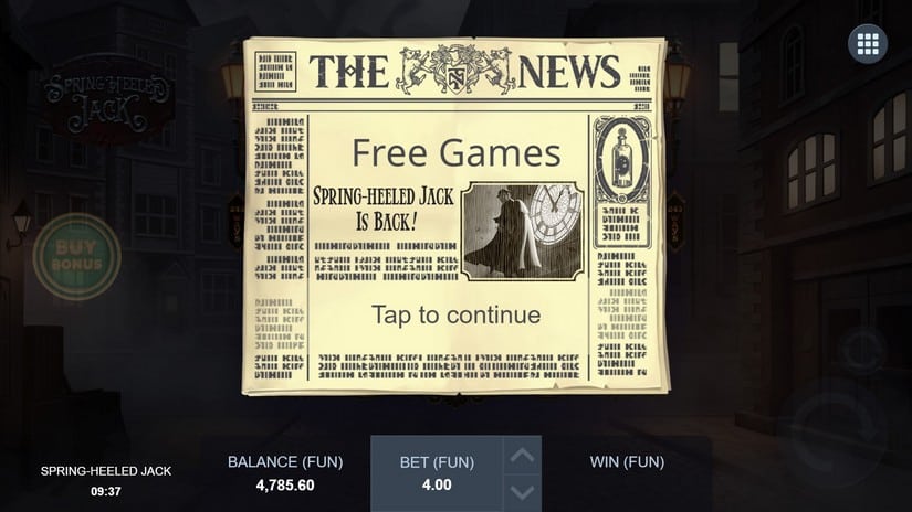 Spring Heeled Jack slot screen 4