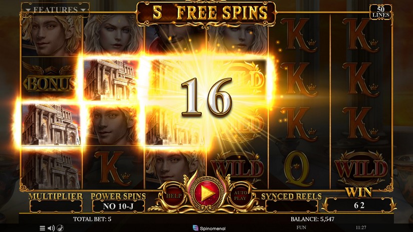 Demi Gods IV slot screen 6