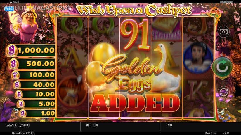 Wish Upon a Cashpot slot screen 2