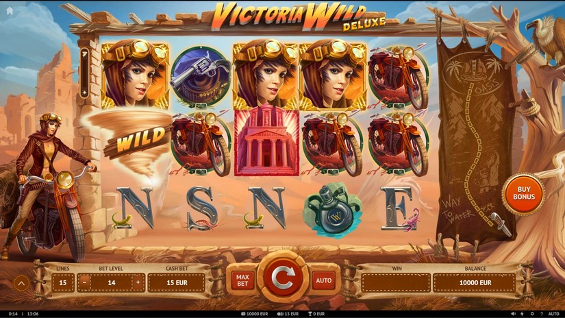 Victoria Wild Deluxe slot screen 1