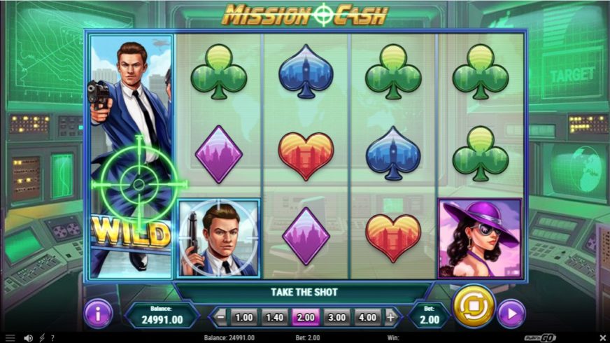 Mission Cash slot screen 2