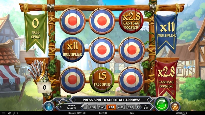 Sherwood Gold slot screen 5