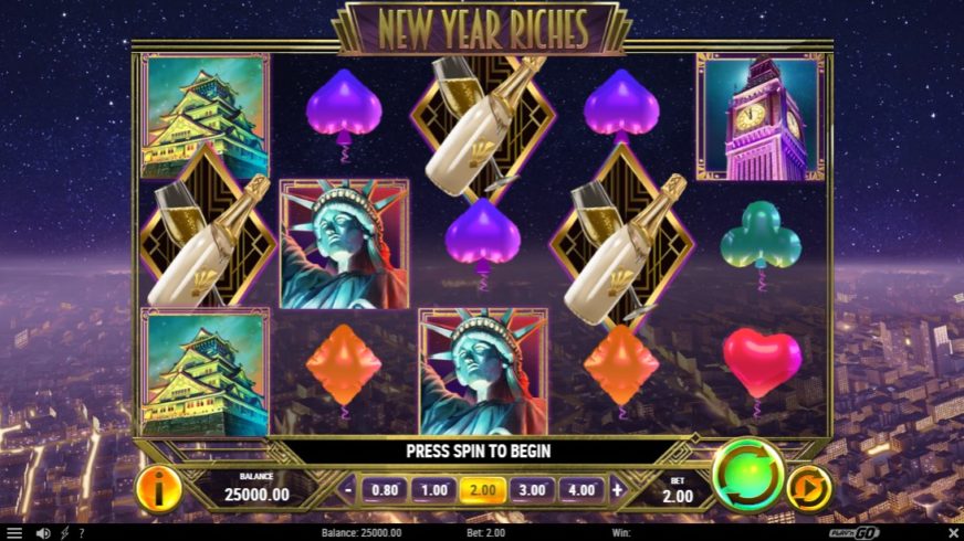 New Year Riches slot screen 1