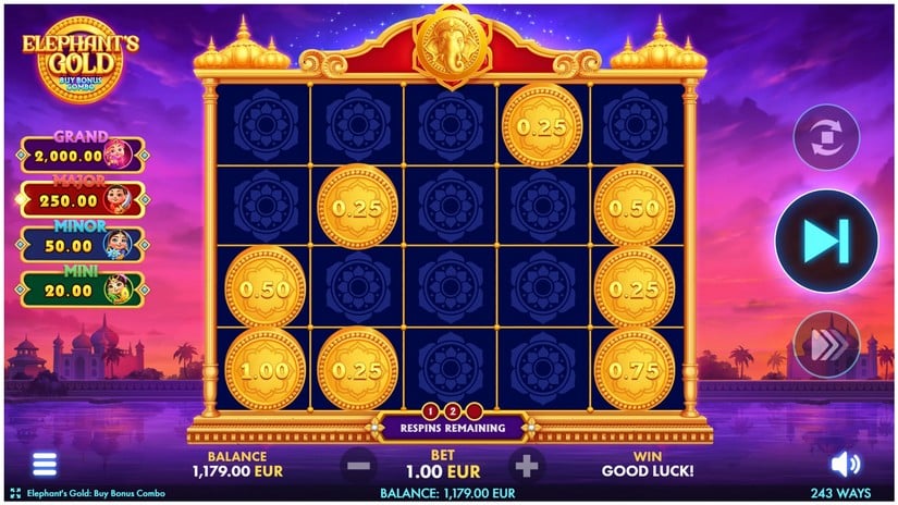 Elephant’s Gold: Buy Bonus Combo slot screen 3