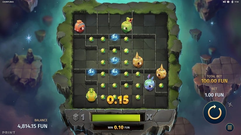 Chomplings slot screen 3