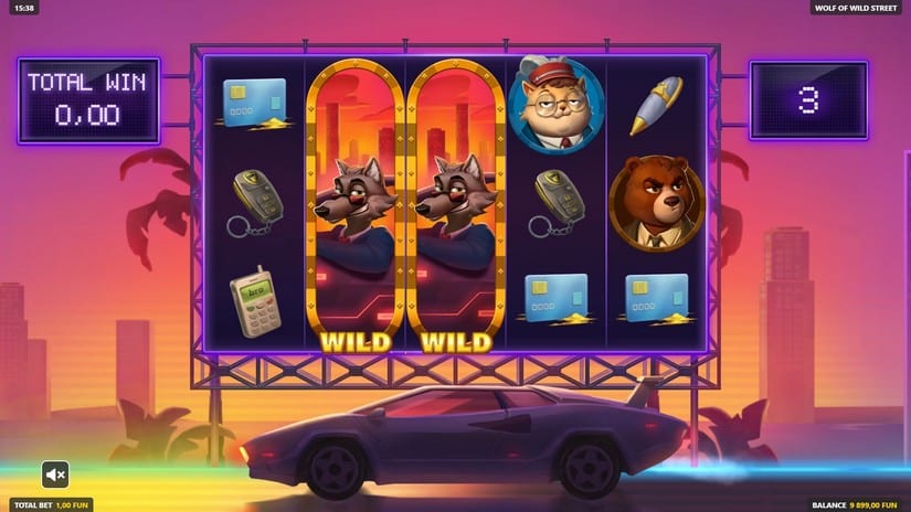 Wolf of Wild Street slot screen 4