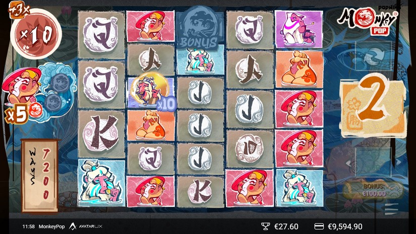 MonkeyPop slot screen 7