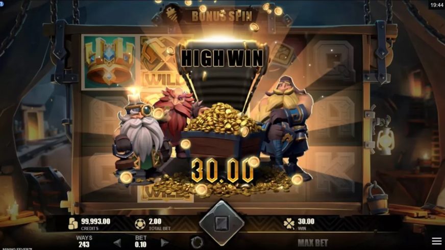 Mining Fever slot screen 3
