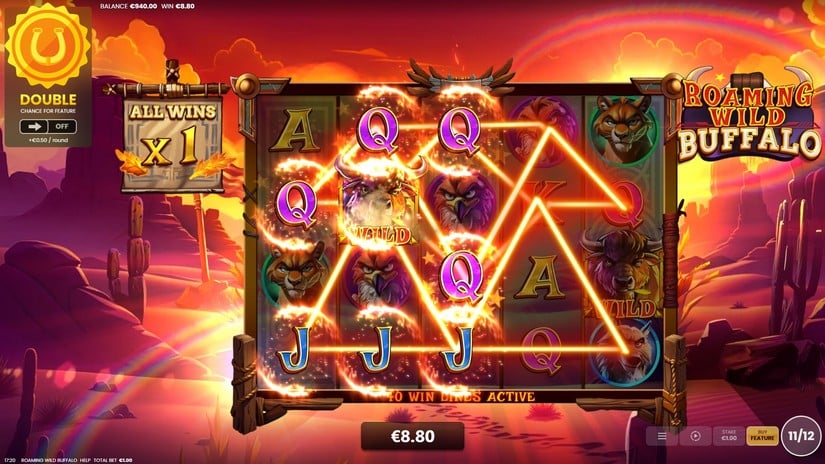 Roaming Wild Buffalo slot screen 6