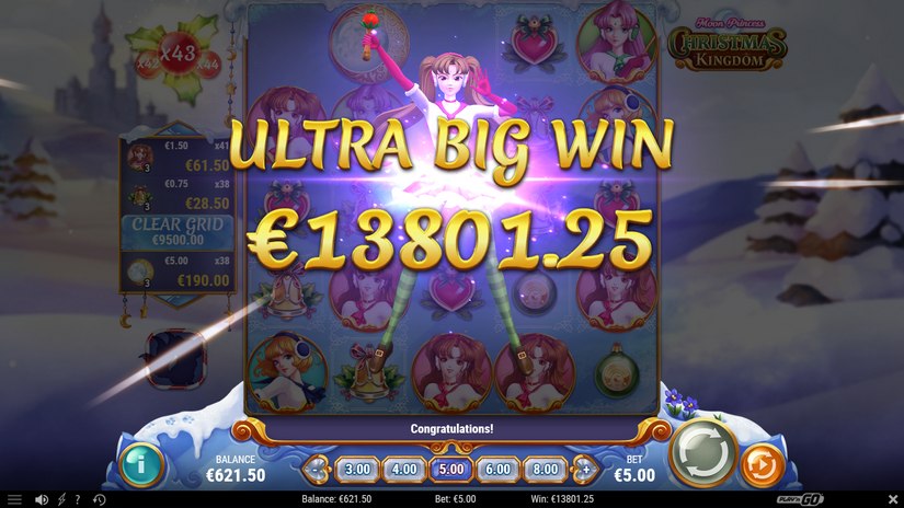 Moon Princess Christmas Kingdom slot screen 8