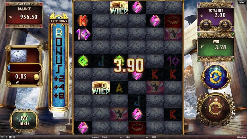Million Zeus slot screen 4
