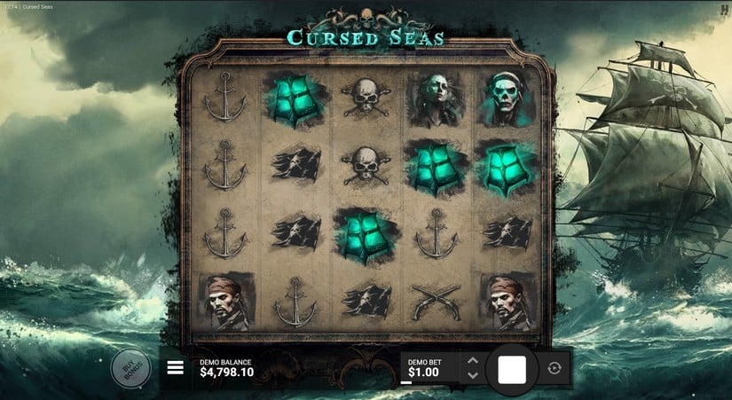 Cursed Seas slot screen 3