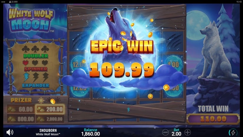 White Wolf Moon slot screen 6