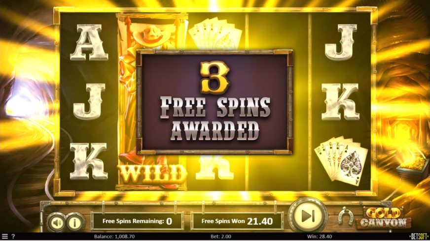 Gold Canyon slot screen 5