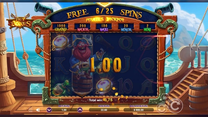Pirate Spirit slot screen 5