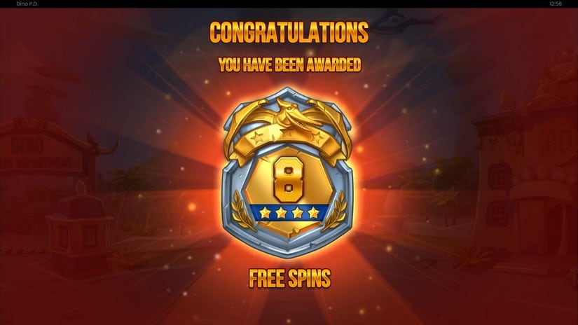 Dino P.D slot screen 3