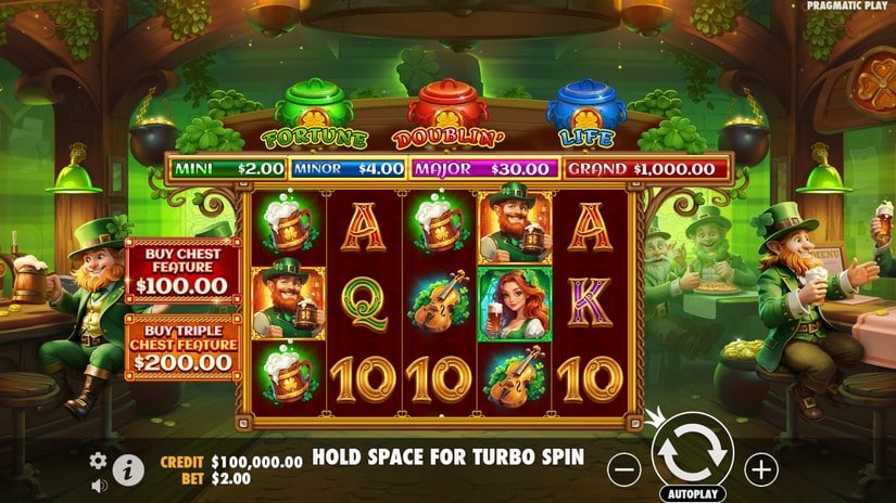 Lucky’s Wild Pub slot screen 1