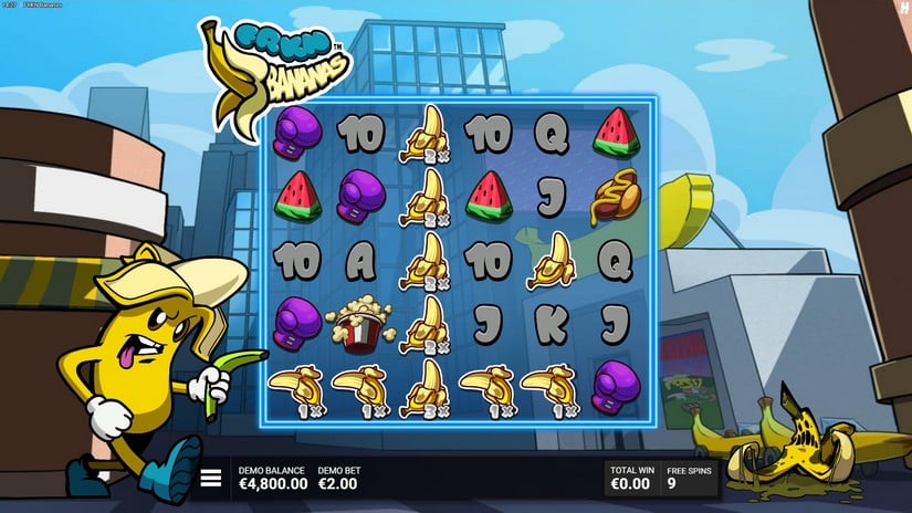 FRKN Bananas slot screen 4