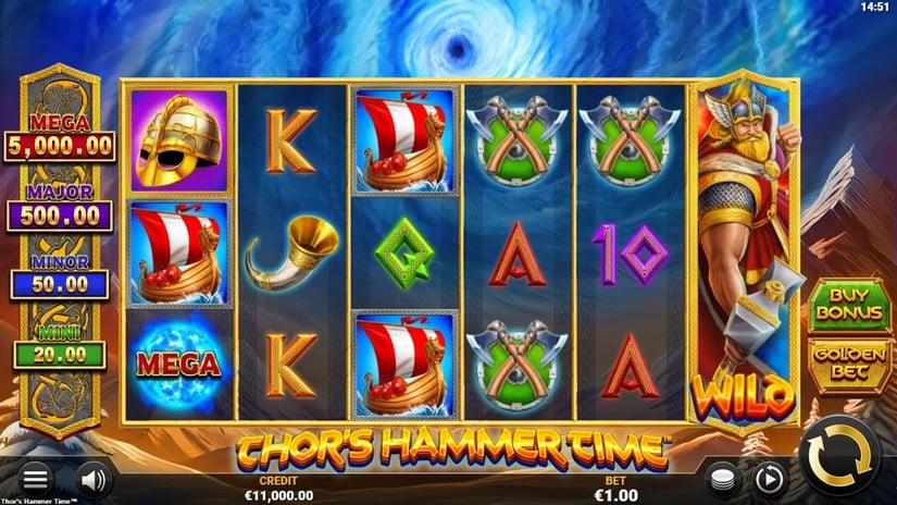 Thor’s Hammer Time slot screen 1