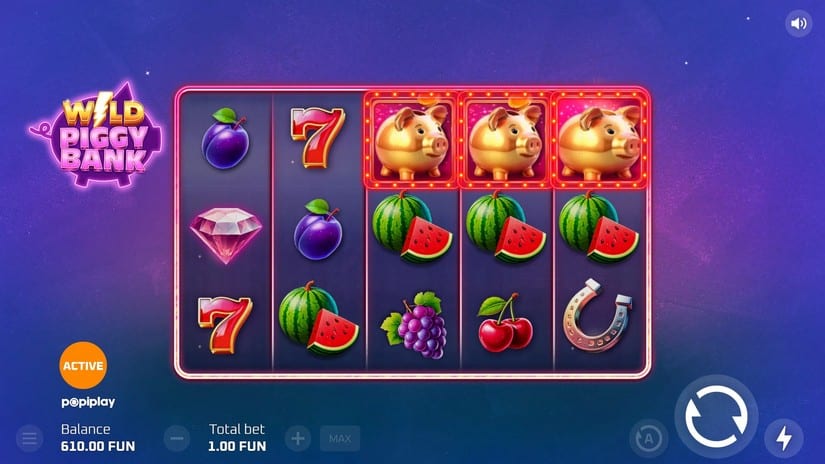 Wild Piggy Bank slot screen 2